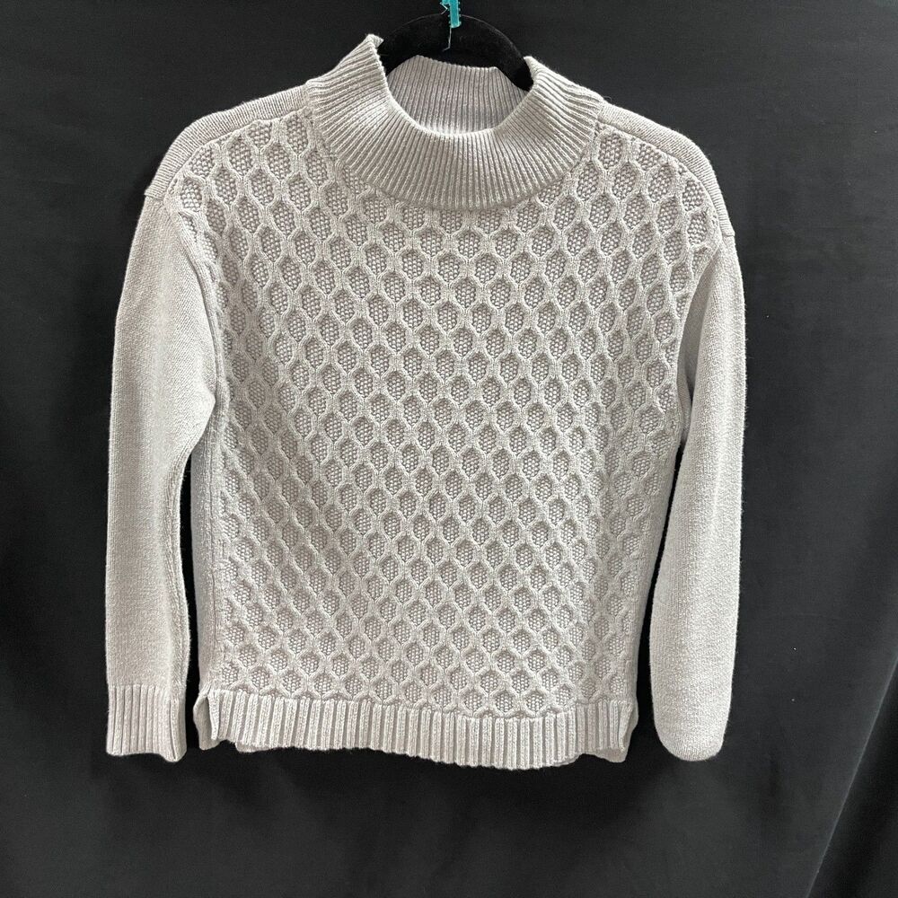 Talbots Womens Long Sleeve Sweater Small Gray